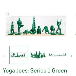 NIB Yoga Joes Figures Gift Yogi Yogini Cute Quirky Toy